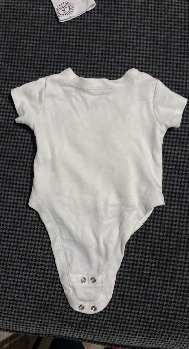 Beyaz Pamuklu Pop Kültür Erkek Bebek Body - Görsel 3