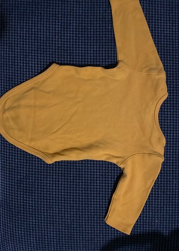 Sarı Bebek Uzun Kollu Body, Baskılı, Düğmeli - Görsel 2