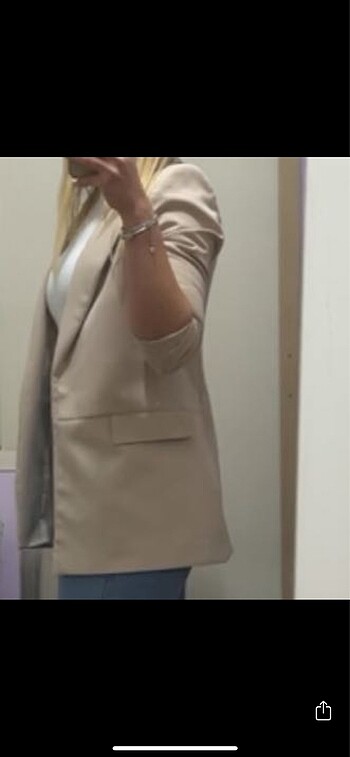 s Beden ten rengi Renk Blazer ceket