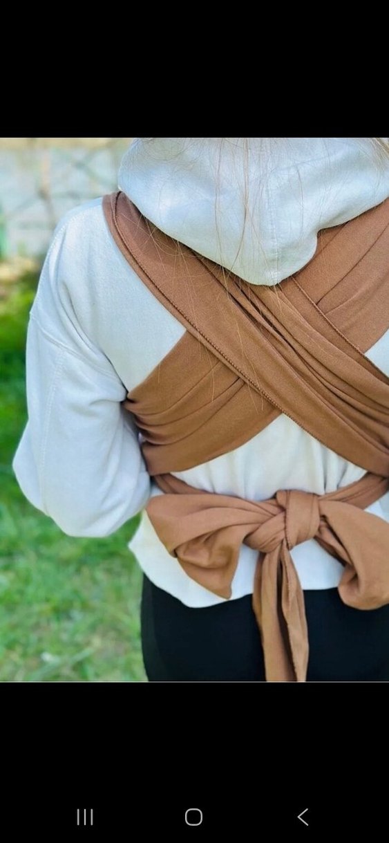 Kahverengi Bebek Kanguru sling - Görsel 2