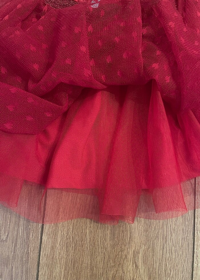 Kırmızı tütü etek - Görsel 4