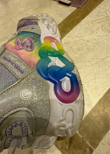 Skechers Kız Çocuk Mor Bağcıksız Spor Ayakkabı