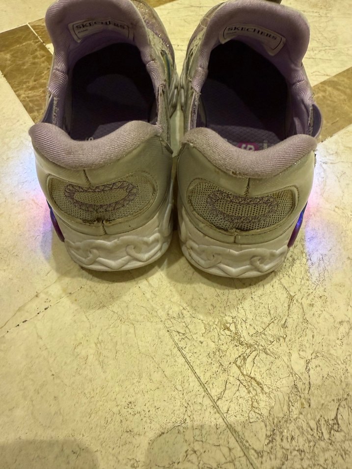 Kız Çocuk Mor Bağcıksız Spor Ayakkabı - Görsel 2