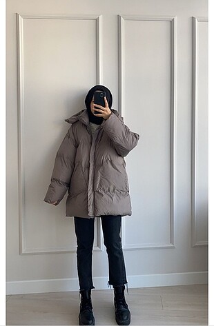 Zara Oversize şişme mont