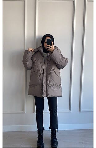 l Beden Oversize şişme mont