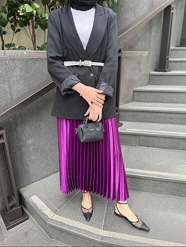 Zara Pliseli etek