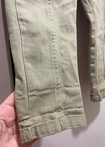 Defacto Erkek Çocuk Haki Kemerli Kot Pantolon