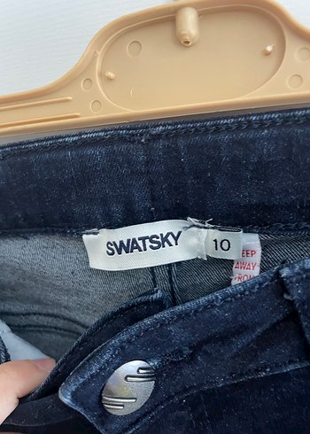 9 Yaş Beden lacivert Renk unisex Lacivert Regular Fit Denim Pantolon