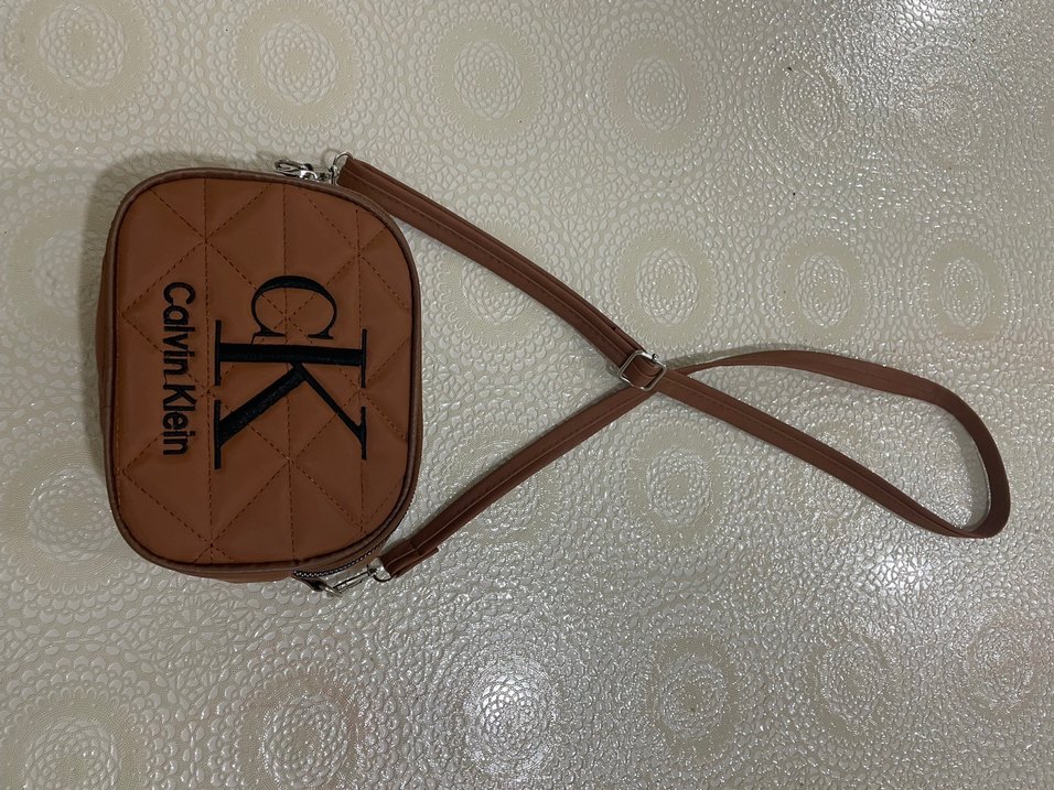 Kahverengi Deri Kadın Çapraz Çanta - Görsel 2