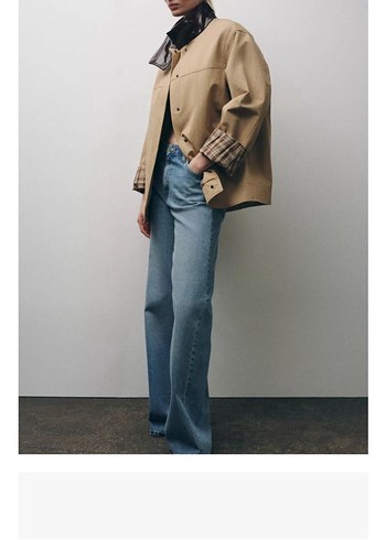 zara trenckot bir kez bile giymedim