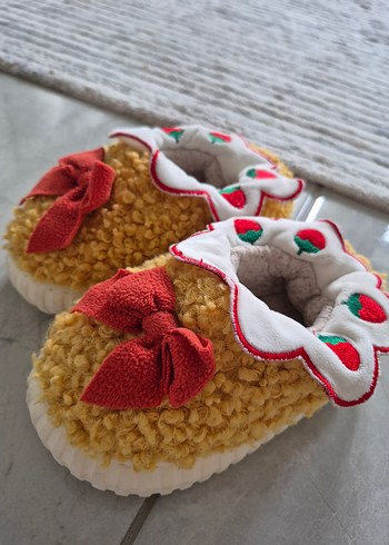 çocuk peluş ev terligi / ayakkabısı - Görsel 5