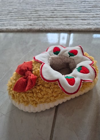 çocuk peluş ev terligi / ayakkabısı - Görsel 3