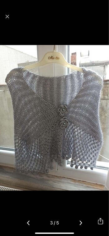 Örme şal - Görsel 3