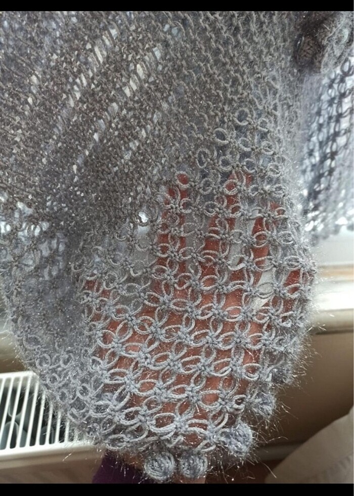 Örme şal - Görsel 5