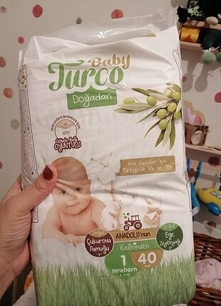 Baby turco 1 numara bebek bezi 