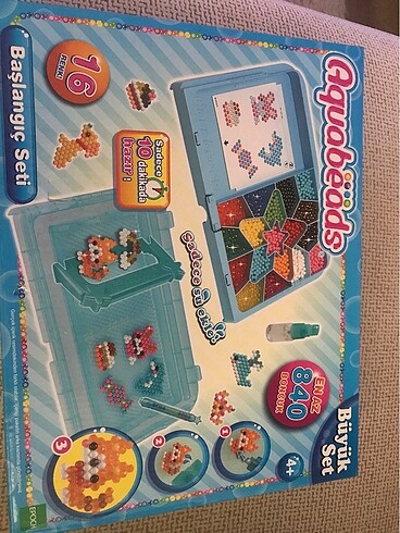  Beden Renk Aqua beads büyük set