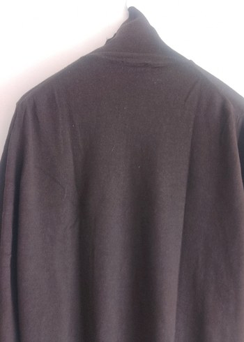 l/xl Beden kahverengi Renk Uğur balkuv yünlü Kahverengi Balıkçı Yaka Triko Kazak