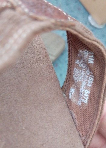 Timberland içi dışı hakiki Süet deri Terlik sandelet - Görsel 8