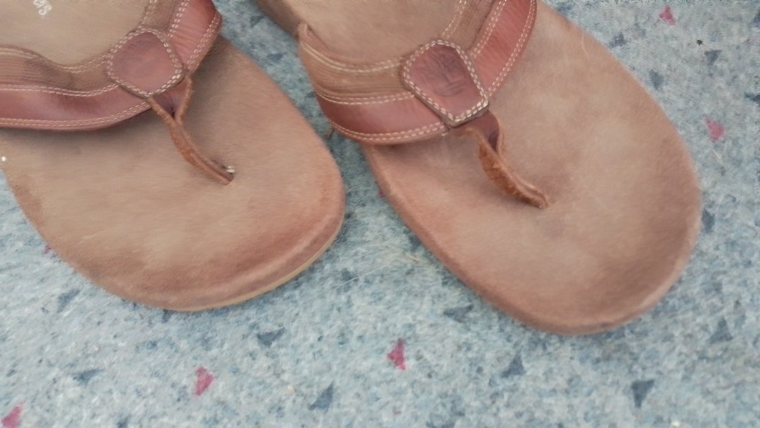 Timberland içi dışı hakiki Süet deri Terlik sandelet - Görsel 2