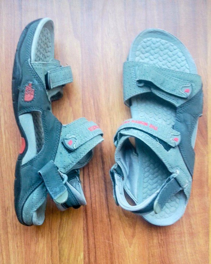 Turkuaz Erkek Spor Sandaletleri Velcro Bantlı - Görsel 3