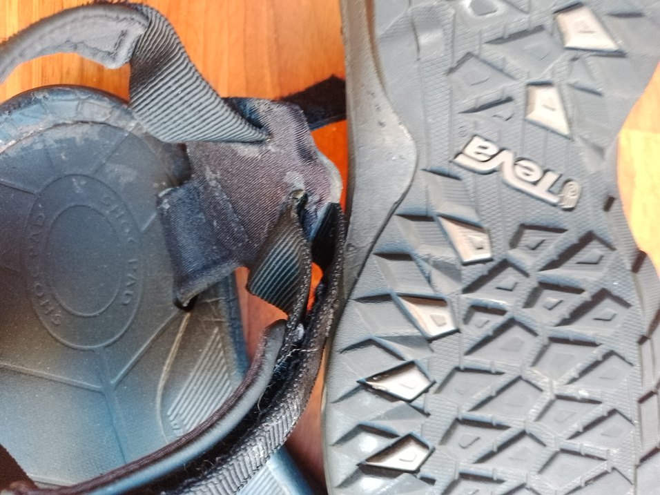 Teva Erkek Siyah Spor Sandalet Velcro - Görsel 3