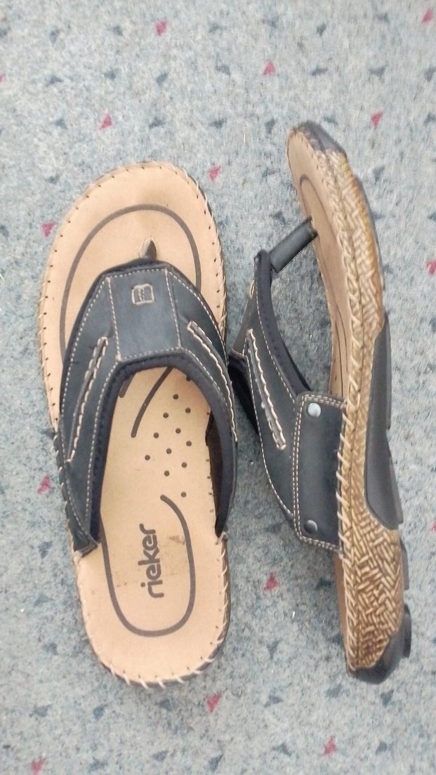 Rieker Mavi sandalet Velcro Bantlı - Görsel 5