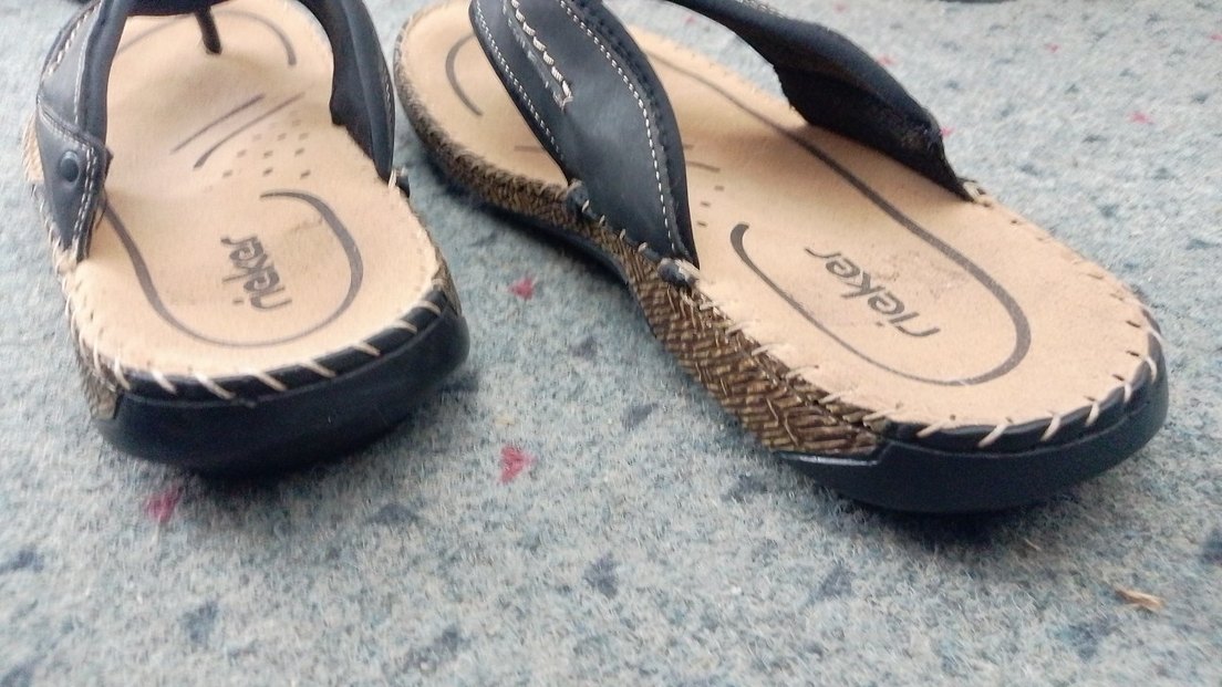 Rieker Mavi sandalet Velcro Bantlı - Görsel 3