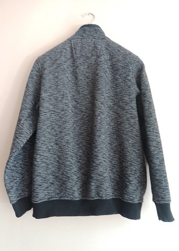 l/xl Beden çeşitli Renk Duca Blanca Fermuarlı Gri kalın kaliteli Sweatshirt