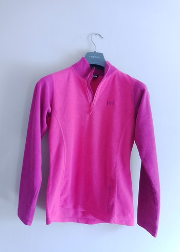 m Beden pembe Renk Halley Hansen HH marka Fermuarlı Yüksek Yakalı Pembe Sweatshirt