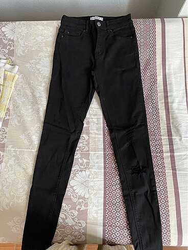 siyah skinny yüksek bel pantolon