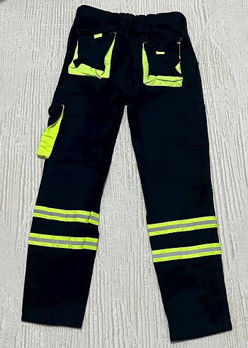 Siyah Neon Detaylı Erkek Streetwear Pantolon - Görsel 2