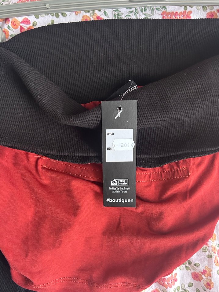 Kırmızı Mini Straplez Bluz - Görsel 2