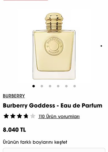 Burberry Goddess Parfüm 100 ml - Görsel 5