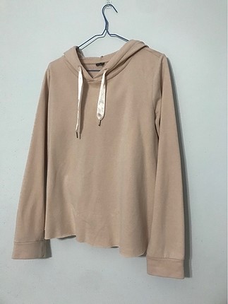 Toz pembe sweatshirt