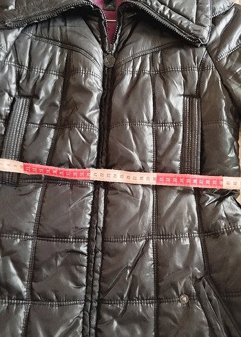 Siyah Mango Kadın Kışlık Mont, - Görsel 6