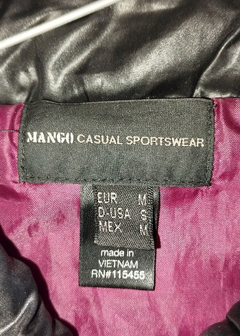 Siyah Mango Kadın Kışlık Mont, - Görsel 2