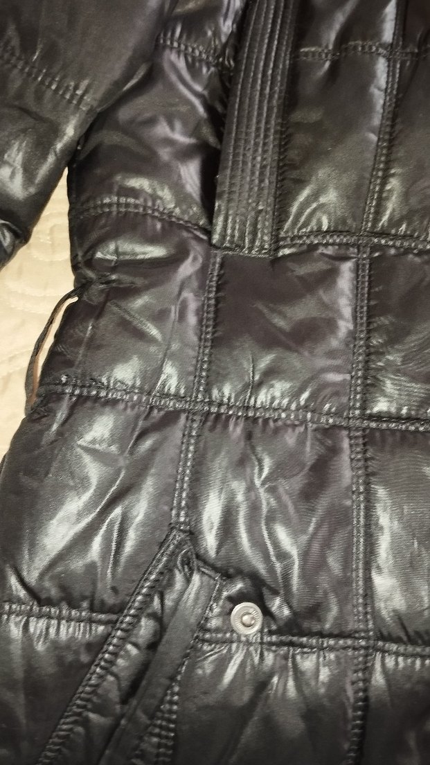 Siyah Mango Kadın Kışlık Mont, - Görsel 3