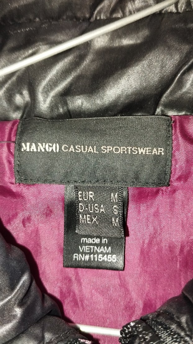 Siyah Mango Kadın Kışlık Mont, - Görsel 2