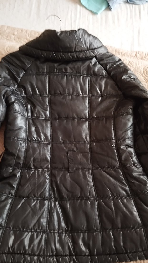 Siyah Mango Kadın Kışlık Mont, - Görsel 4