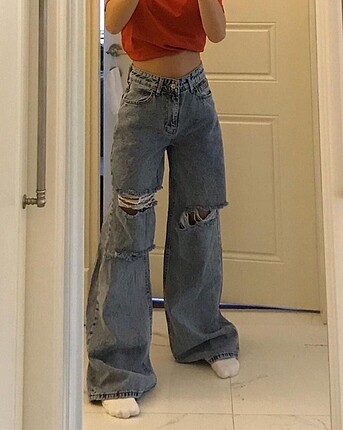 Wide leg jean