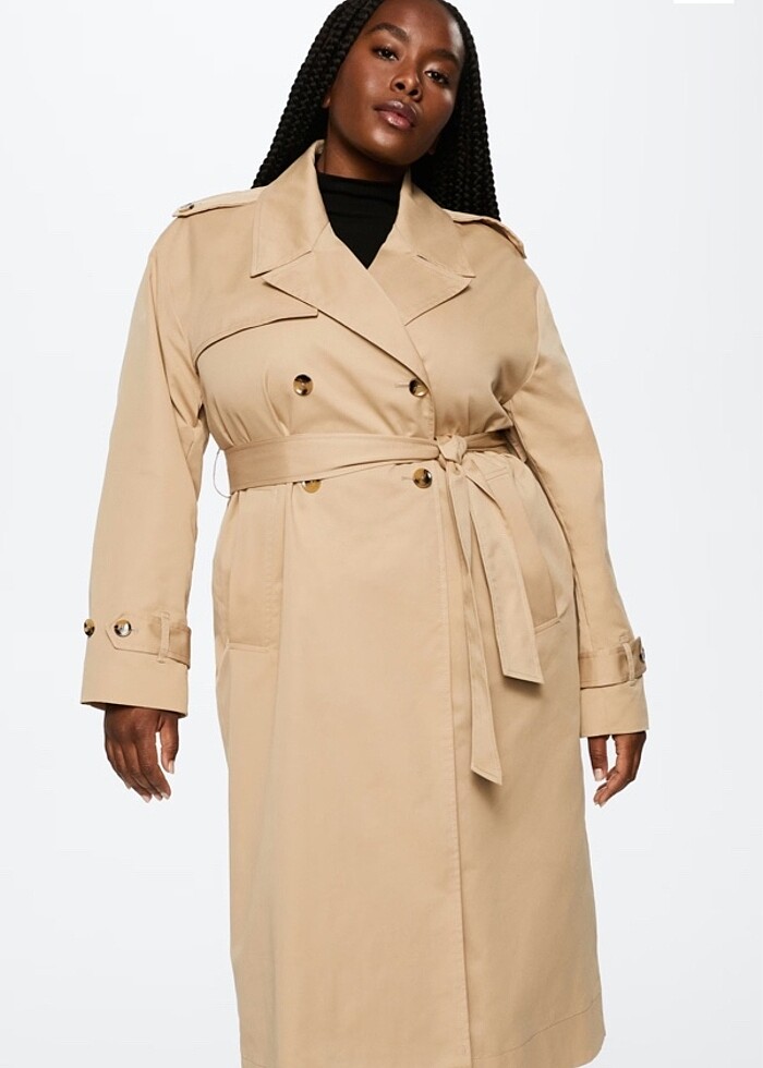 Mango trençkot - Görsel 3