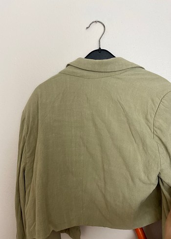 l Beden Keten Açık haki Blazer Ceket