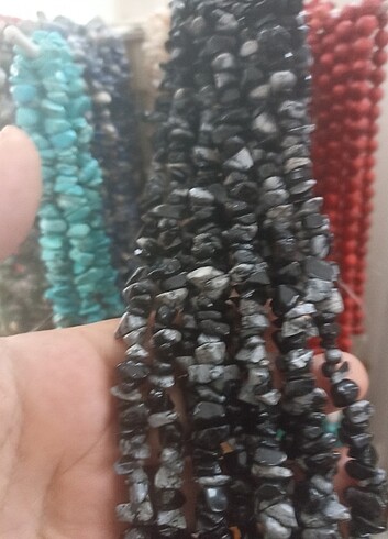 Tasarımcı Siyah Rutil kırık taş