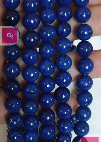 Lacivert Lapis luzili Doğal taş Bohem# Bileklik