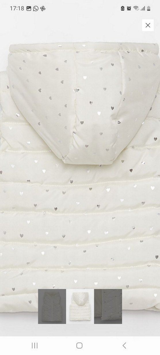 Lcw Kız Çocuk ekru şişme  Kapitone Yelek Fermuarlı - Görsel 2