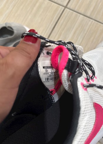 38,5 Beden Orjinal nike Pembe Bağcıklı Spor Kadın Sneakers