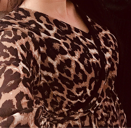 Diğer Leopar desenli elbise