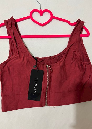 36 Beden Bordo Minimalist Midi Bralet