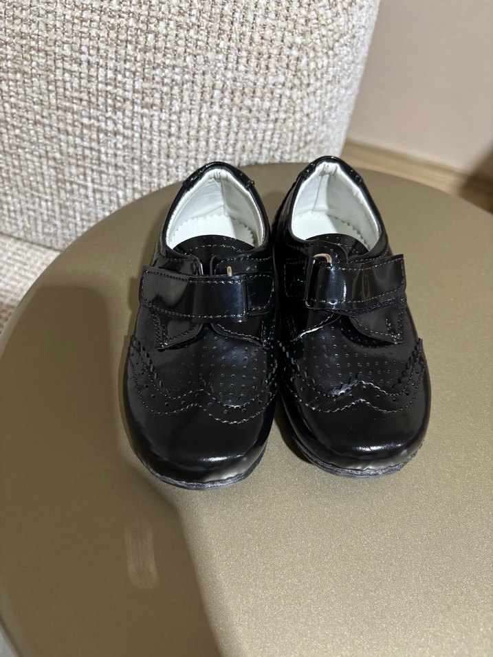 Klasik Siyah Rugan Tokalı Erkek Çocuk Ayakkabısı - Görsel 2