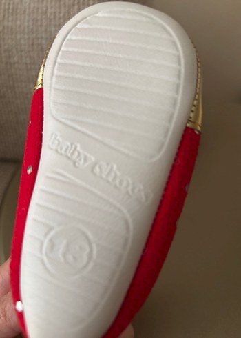 Kız Bebek Kırmızı Puantiyeli İlk Adım Ayakkabısı - Görsel 3